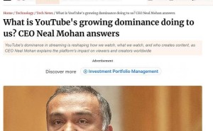 YouTube掌门人自信发声：头部创作者难被Netflix挖走 平台黏性足