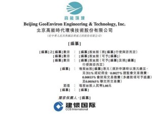 高能环境赴港上市：员工数量缩减，曾因财务问题收警示函
