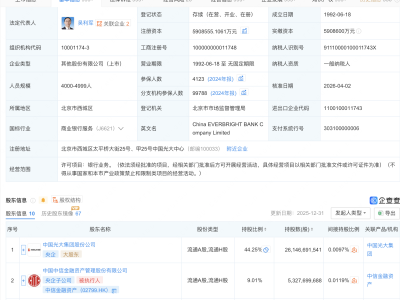 光大银行注册资本增至590.9亿