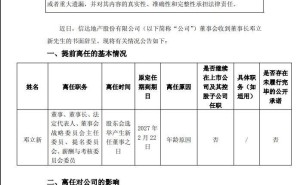 信达地产高层再变动：邓立新任职未满两年辞任，五年三换董事长引关注
