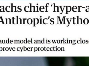 高盛CEO苏德巍：密切关注Anthropic的Mythos模型潜在风险