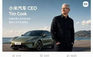 小米汽车因网友P图引热议：库克“加盟”小米汽车成乌龙事件