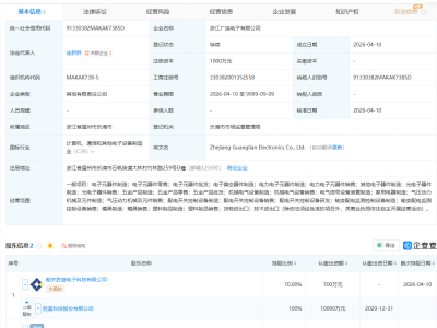 胜蓝股份等成立电子公司