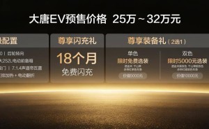 25萬起預售！比亞迪大唐攜29項全球第一配置，重塑全尺寸SUV市場格局