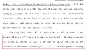 被指美涉嫌强奸后辞任董事长未满一周 陆宏达再陷舆论风波