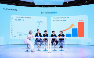 Momenta量产车辆规模已超80万台 40天内即可完成10万台交付