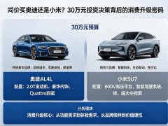 30万预算选车：奥迪与小米之争，折射消费价值观与时代新走向