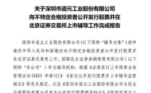 道元工业冲刺北交所上市：70后董事长王全林控股超半数 曾任职华为台达