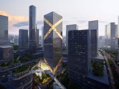 乐信20亿打造新总部大楼竣工在即，“双X”造型引领后海建筑新地标