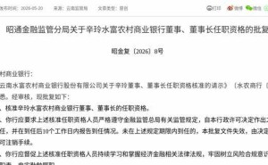 监管正式批复！辛玲获任水富农村商业银行董事及董事长一职