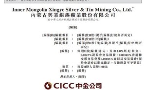 兴业银锡携两座世界级银矿赴港IPO 董事长亲属任要职 业绩稳步增长