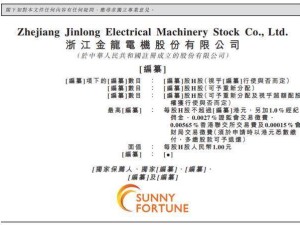 国家级“小巨人”金龙电机赴港IPO，74岁会计师出身董事长领航