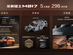 全新猛士M817全球首秀预售37万起！美学动力安全智能舒享五大实力全面进阶