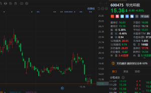 A股异动丨遭股东减持,华光环能再度下跌5%,股价刷新年内新低