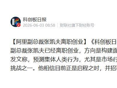 阿里前副总裁张凯夫离职创业，聚焦AI商业决策，打造“市场模拟器”新赛道