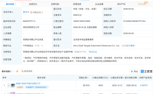 大地电气等成立汽车电子新公司