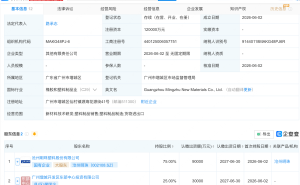 沧州明珠等成立新材料公司，注册资本12亿