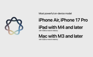 苹果升级Apple Intelligence：部分高性能本地AI功能仅限最新高配设备运行