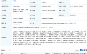 山东墨龙成立石油科技公司，含海洋石油开采业务