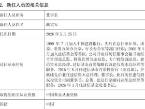 公募基金高管变动观察：2026年内18家换董事长 20家总经理易人