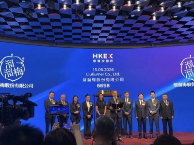 溜溜梅港交所主板上市首日表现亮眼，涨幅超170%市值近94亿港元