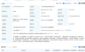 中哲精化成立资源控股公司，含煤炭及制品销售业务