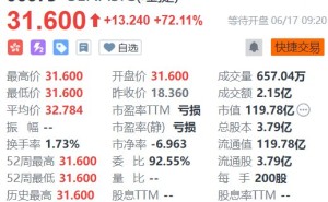 SENASIC(琻捷)首日上市高开72.11%，市值逼近120亿港元