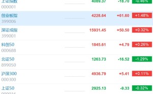 创业板指涨超1%