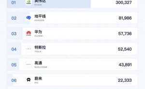 英伟达领跑，地平线跃升，智驾芯片市场形成“双强”格局