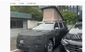小米“寻天”SUV新动态：车顶帐篷亮相 七座版配升降装置还有“米”字轮毂