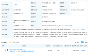 电投能源等在内蒙古成立巴音新能源公司