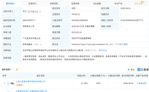 大族激光等在深圳成立投资新公司