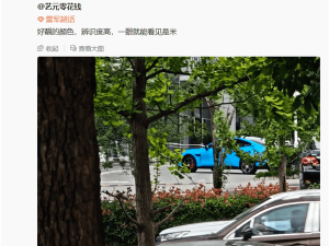 雷军点赞新一代小米SU7卡布里蓝！独特配色与升级配置成街头焦点