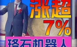 珞石机器人山东济宁起航 上市首日股价上扬7% 董事长庹华敲锣庆贺