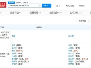 海油发展工商变更：朱磊卸任董事长，周天育接棒开启新征程？