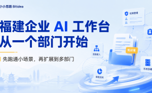 福建企业AI工作台建设：选对试点部门，四步走策略让落地更高效