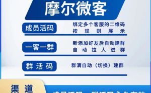 企业微信一客一群设置全攻略:摩尔微客助力高效实现多对一服务