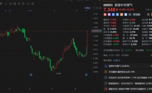 港股异动丨业绩超预期获大行上调目标价，香港中华煤气大涨超8%