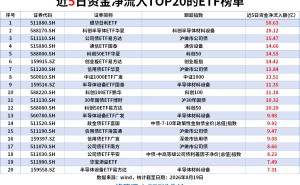 近5日货币类ETF吸金能力突出，银华日利ETF近5日净流入50.63亿元
