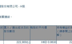 美中嘉和(02453.HK)获独立非执行董事吴国贤增持22.28万股