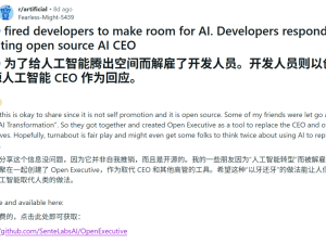 被AI裁员后开发者反击：打造“AI高管团队” OpenExecutive引关注