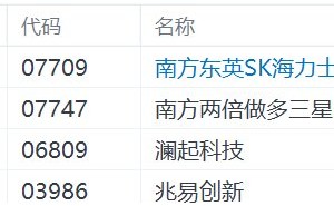 港股异动丨存储芯片概念高开，两倍做多海力士涨近6%