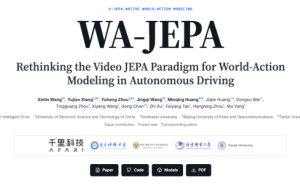 从理解世界到预测未来，千里智驾开源JEPA原生世界—动作模型