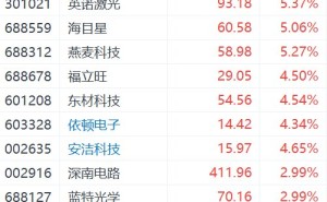 A股异动丨苹果新高，“果链”强势，胜利精密涨停