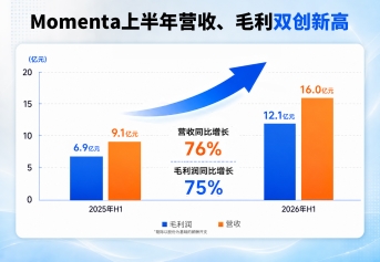 Momenta上半年营收、毛利双创新高
